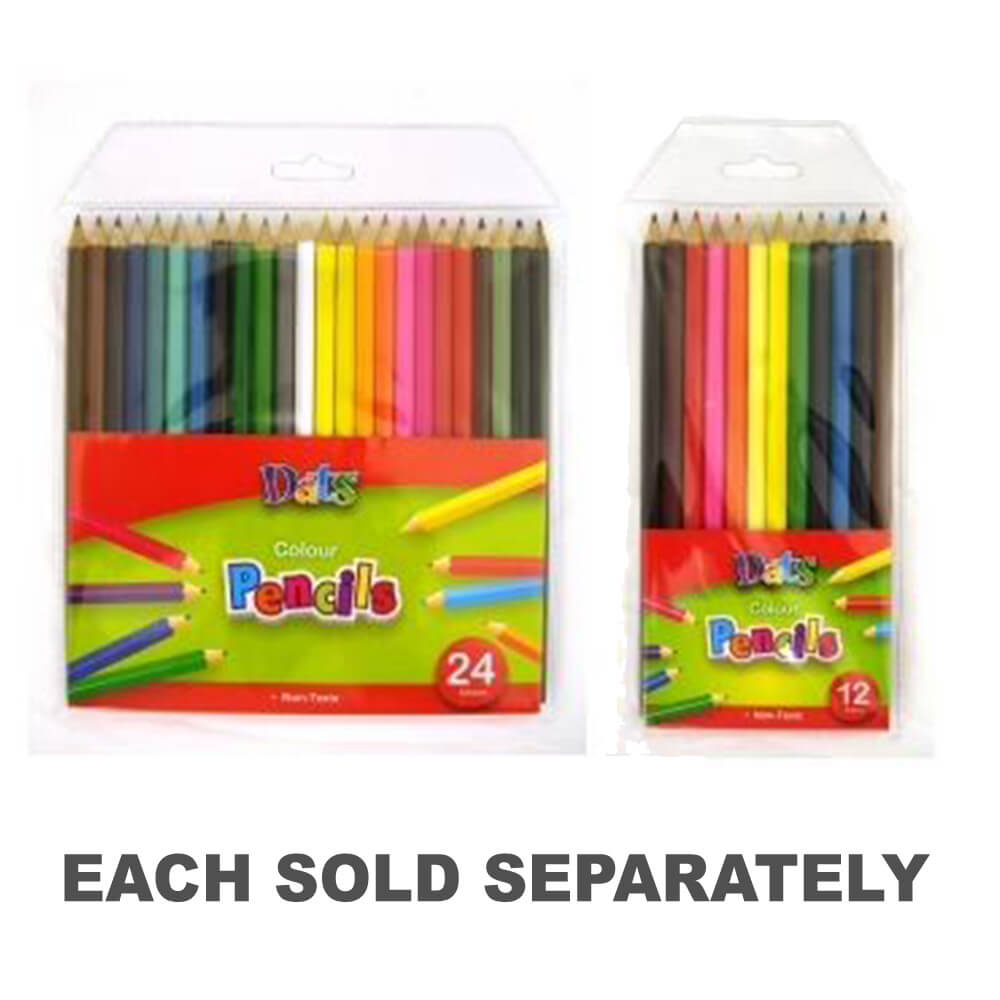 Crayon de couleur dats en portefeuille complet