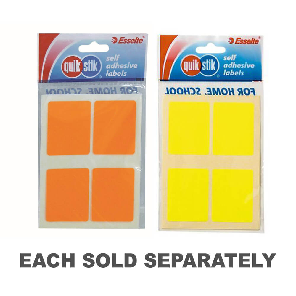 Quik Stik F / P Flouro Colored Label (35x45)