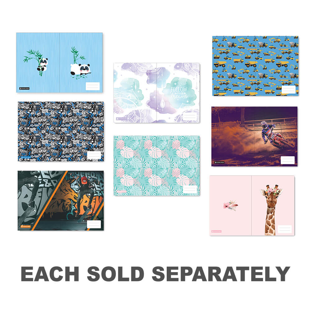 École Buzz A4 Book Covers (Pack of 6)