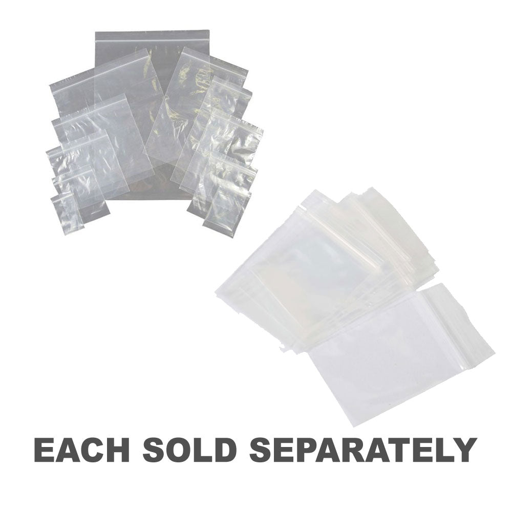 Sacs en plastique refermables 100pcs