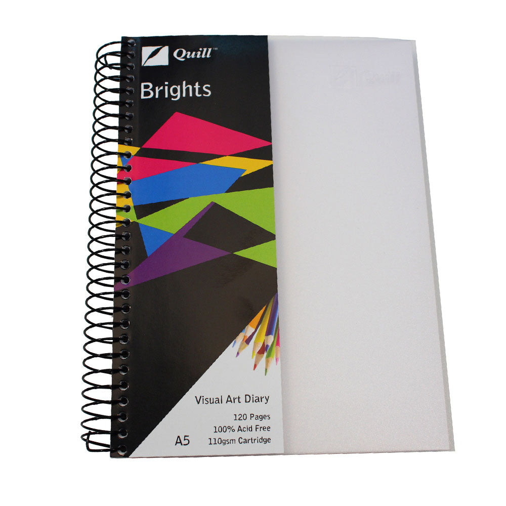 Quill Brights Grosted A5 Visual Art Diary 60-feuilles