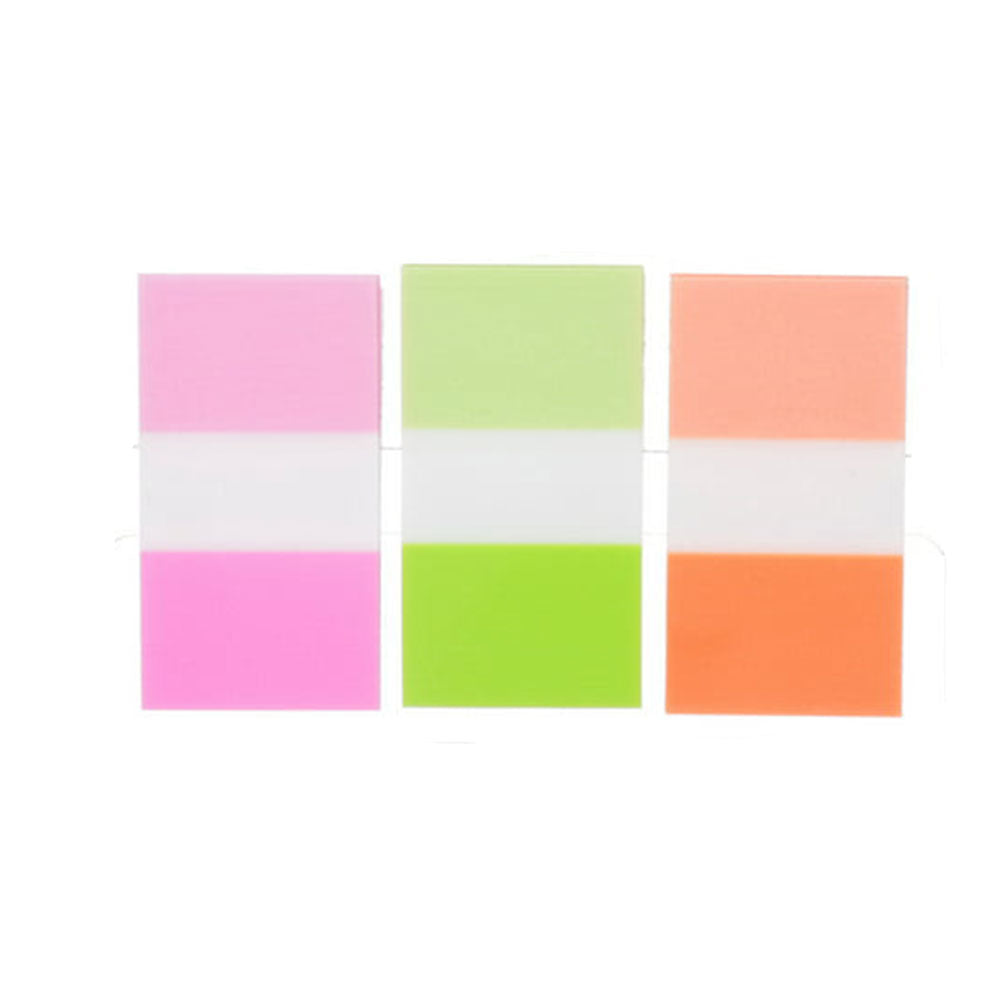 Post-it 3 couleurs mettant en évidence les drapeaux Ornge / Lime / PNK (24x43 mm)