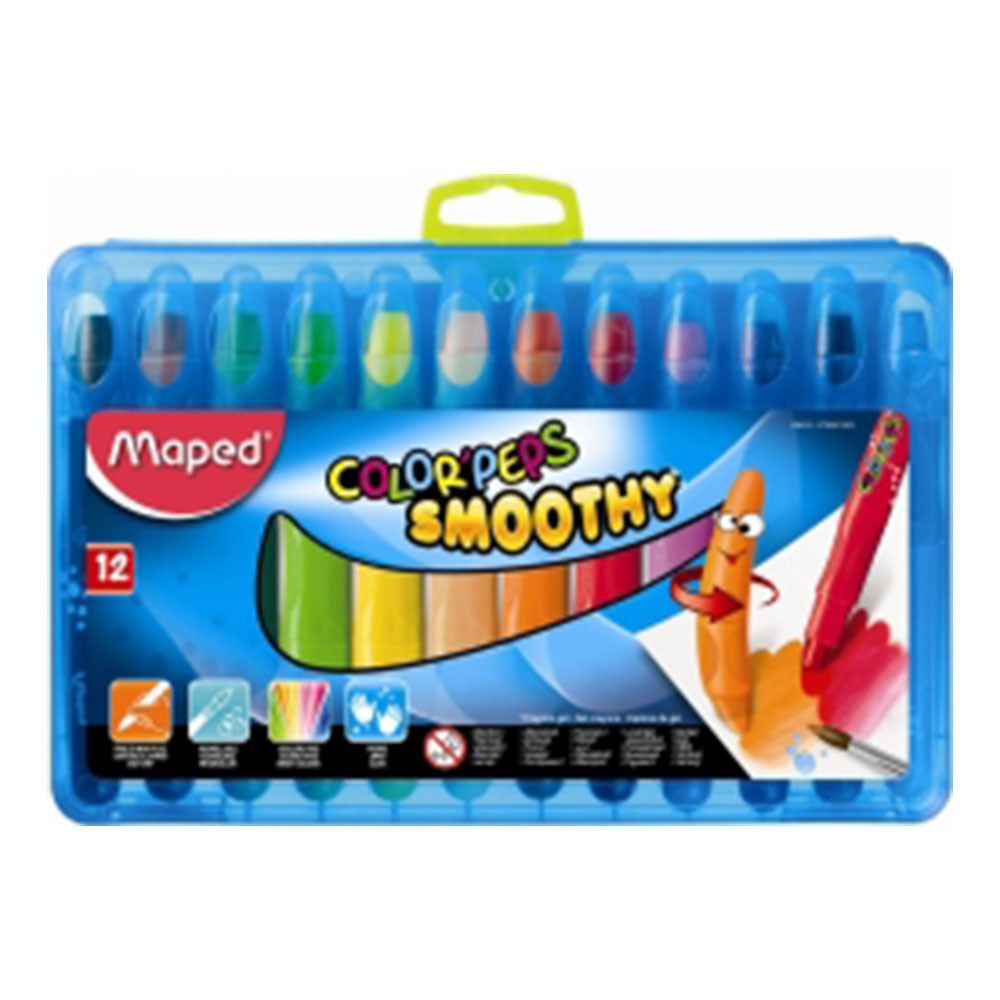 Maped Color'Peps Smoothy Crayons (pack de 12)
