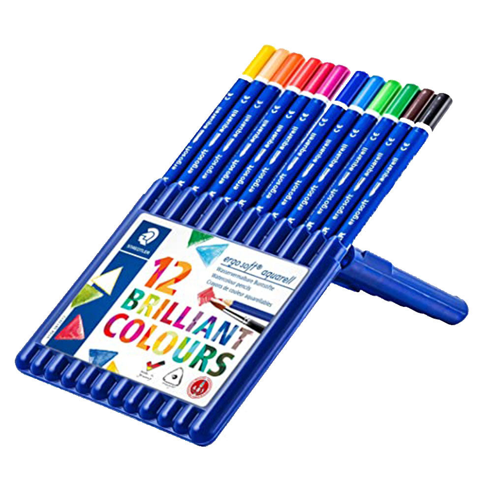 Staedtler Ergosoft Aquarell Crayon aquatique (12 couleurs)
