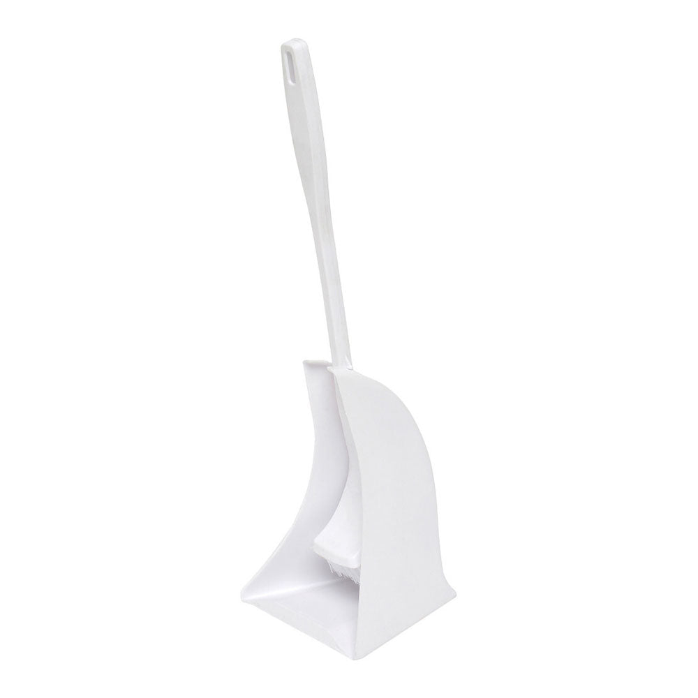 Brosse de toilette en plastique à boussole (blanc)
