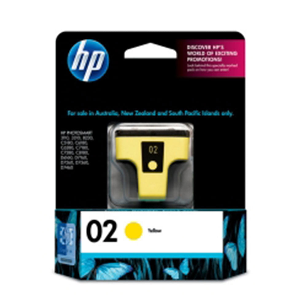 Cartridge à jet d'encre HP 02 8773 (jaune)
