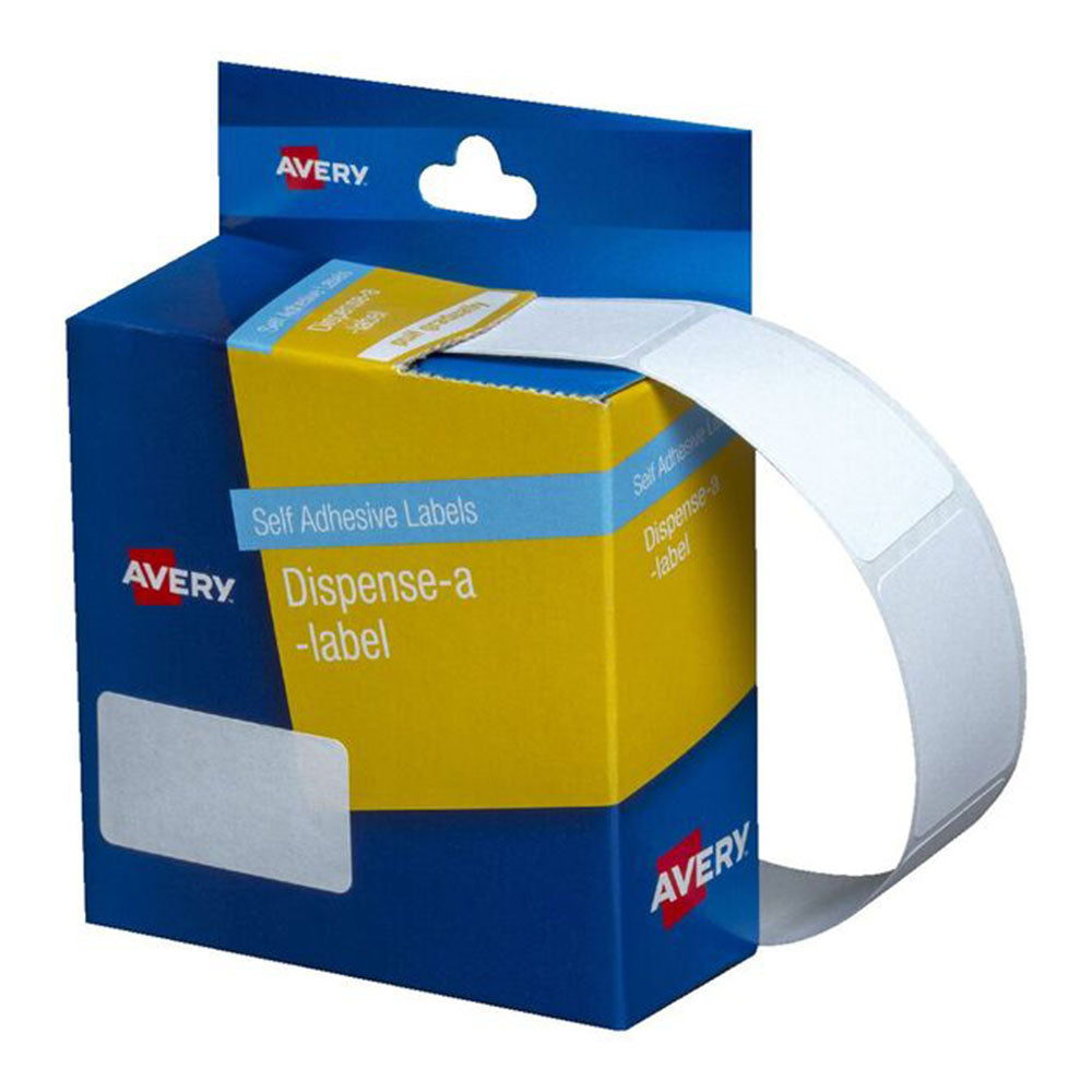Avery White Label Dispensver (19x36mm)