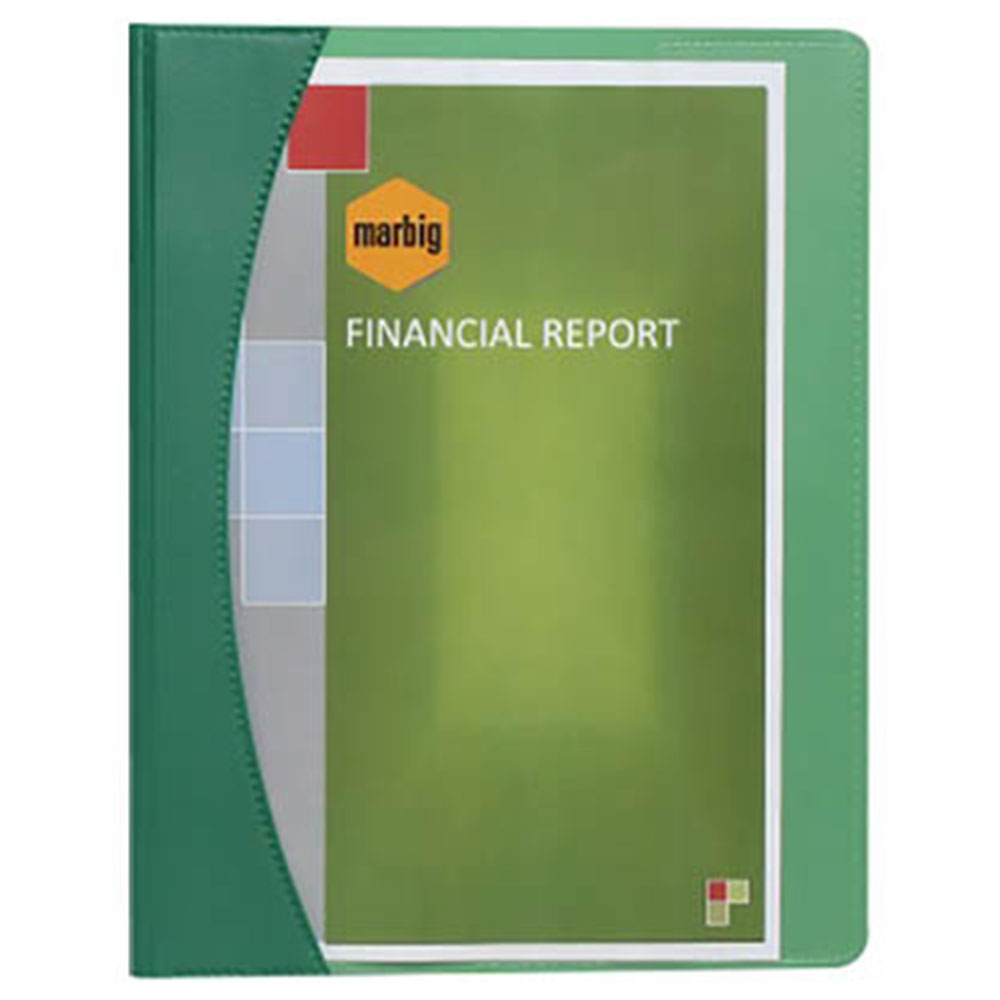 MARBIG A4 Premier Premier Flat Fichier (vert)