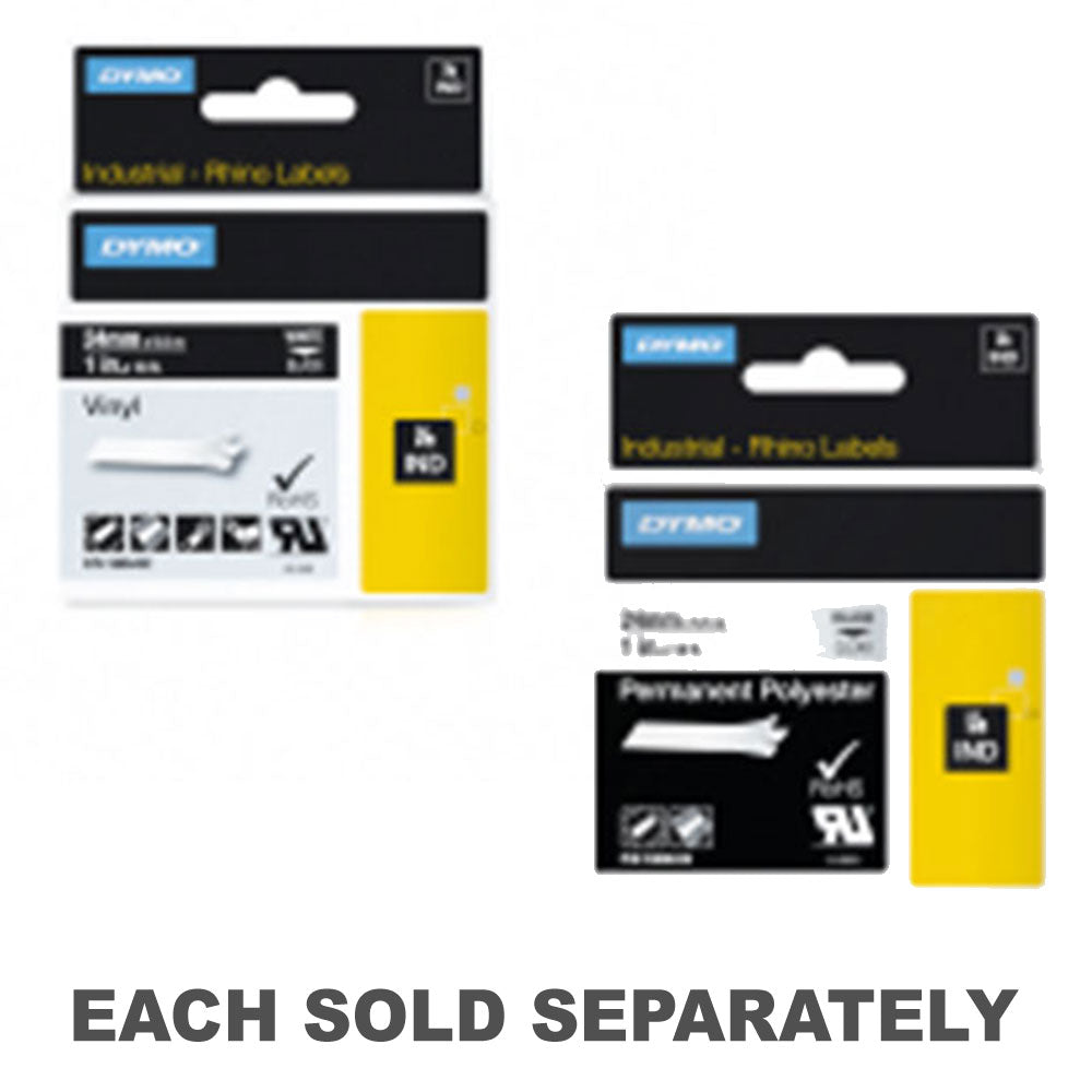Ruban étiquette en polyester permanent Rhino Pro (24 mmx6m)