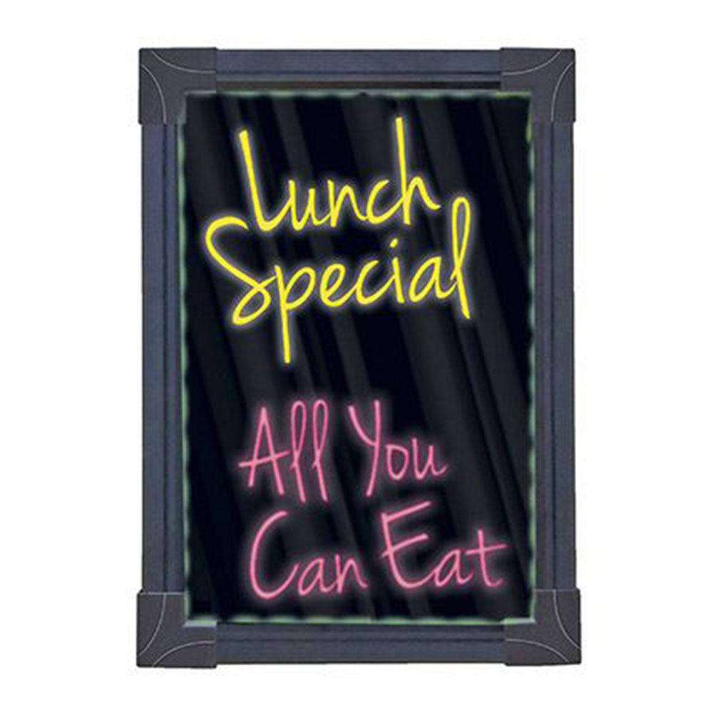 Carte d'écriture LED à batterie au quatuor (295x200 mm)