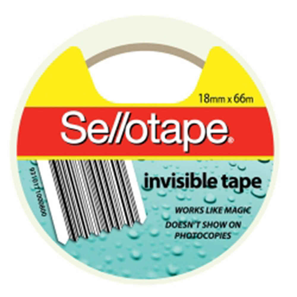 Sellotape Clear Invisible Tape (18 mmx66m)