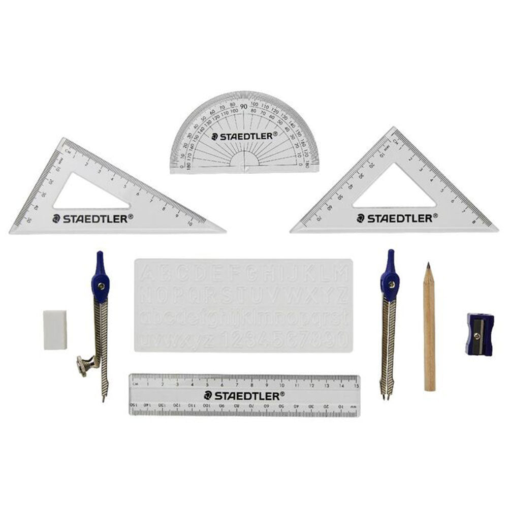 Instruments mathématiques du Staedler Noris Club (10pcs)