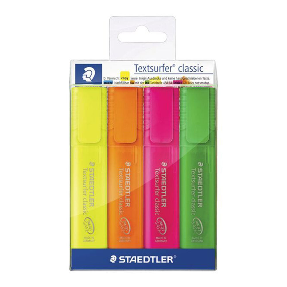 Staedtler Textsurfer Rainbow Highlighter (pack de 4)