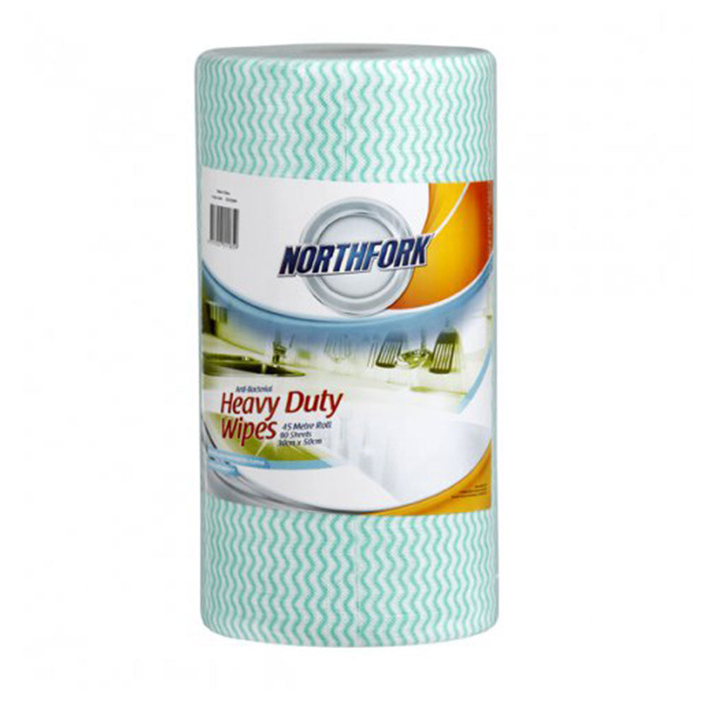 Wipes perforés antibactériens de Northfork 45m 90pcs (vert)