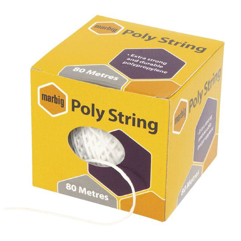 Marbig poly string 80m (blanc)