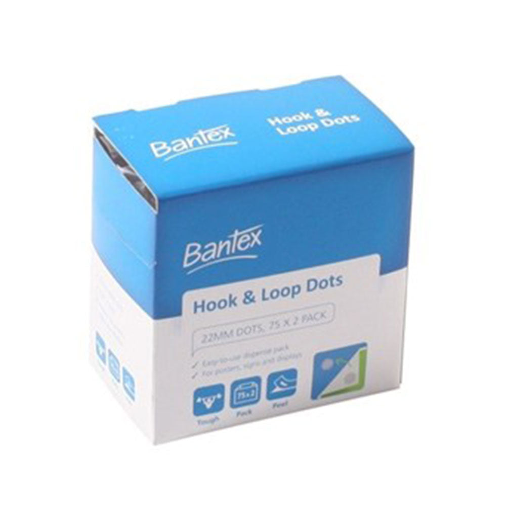 Bantex cerceau et points de boucle 22 mm (blanc)