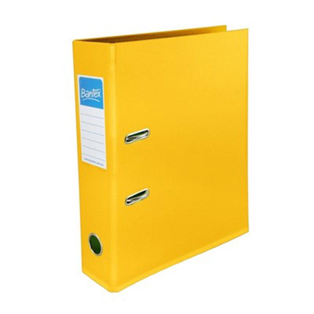 Bantex A4 Fichier d'arc de niveau vibrant 70 mm (jaune)
