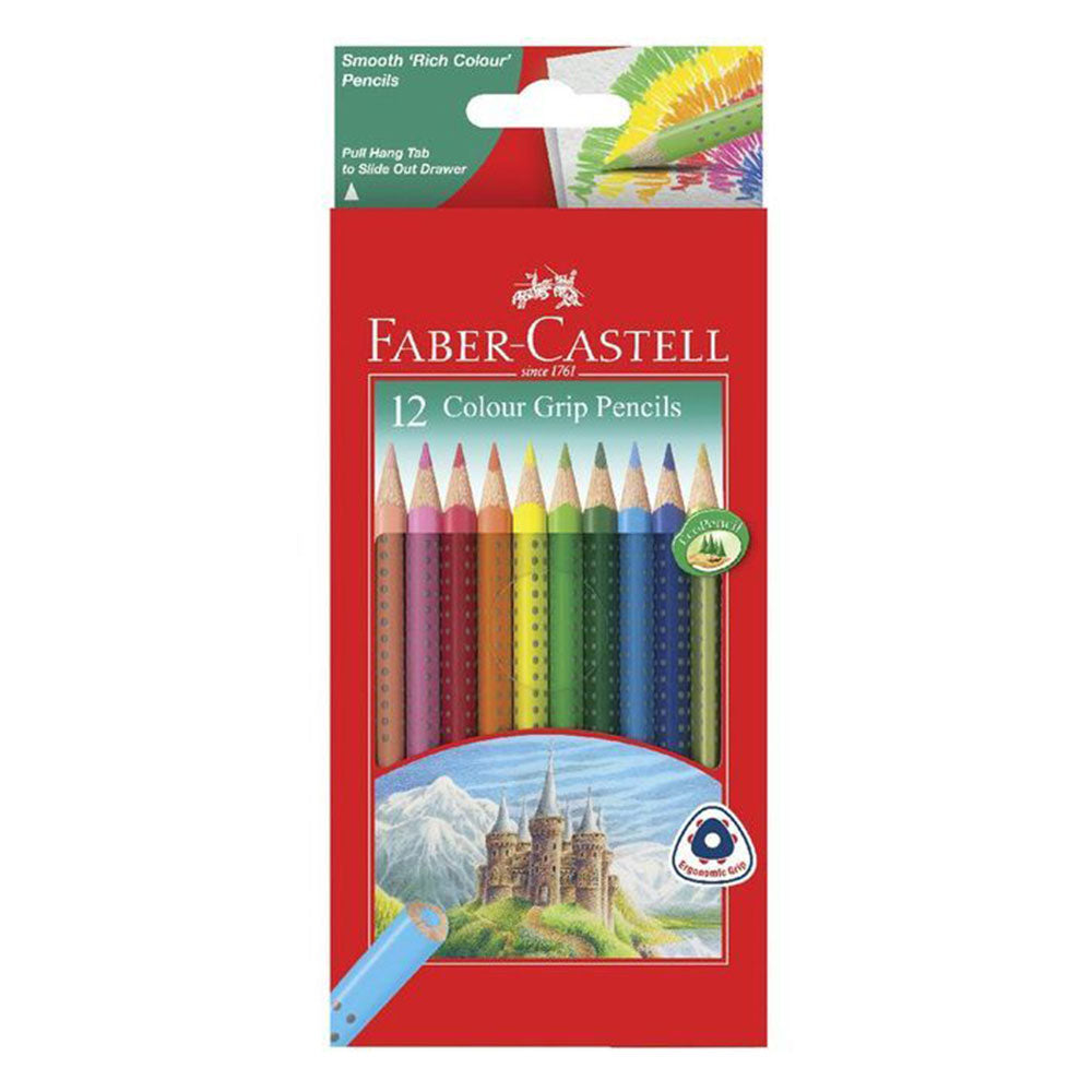 Faber-Castell Dot Grip Colored Crayon (pack de 12)