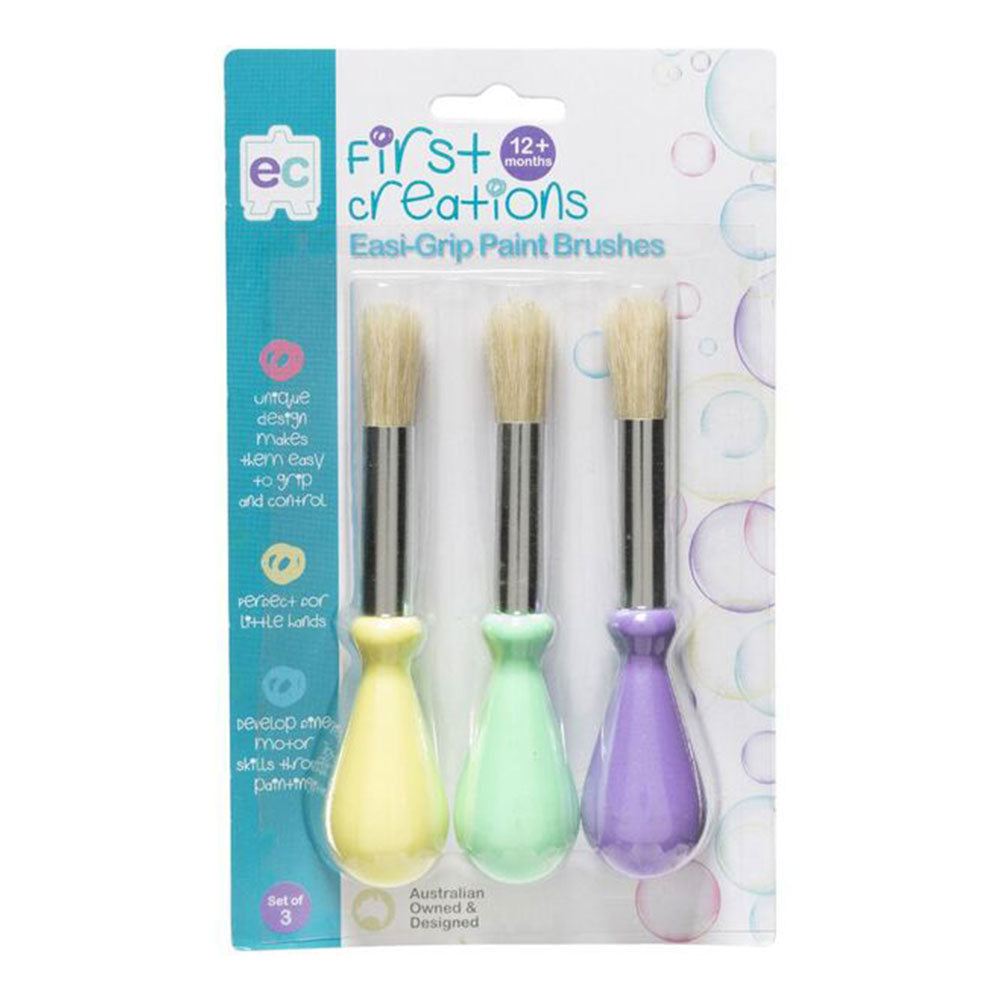 Pinceau à gript Easi-Grip (ensemble de 3)