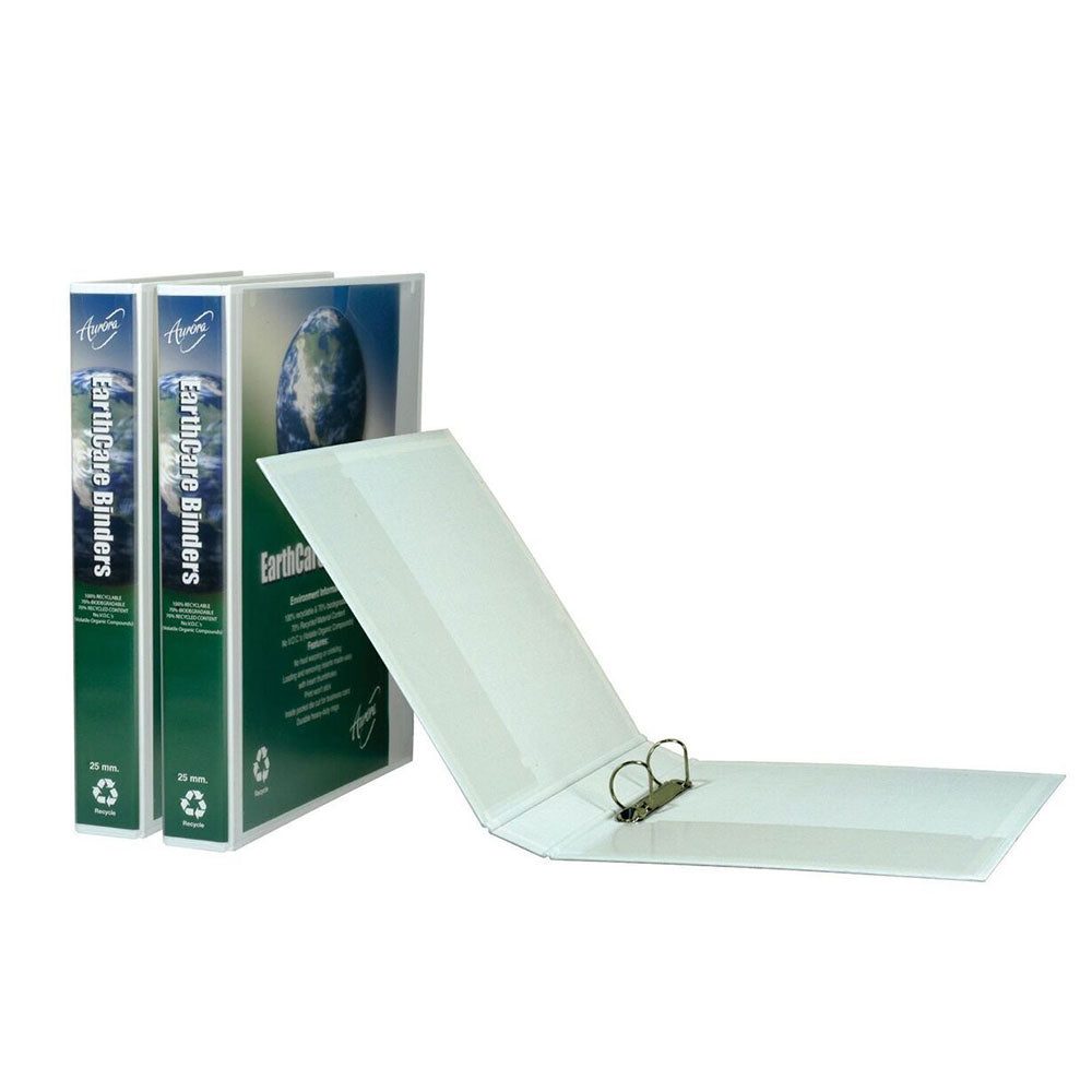 Earthcare A4 Insérer 2D-Ring 25 mm (blanc)