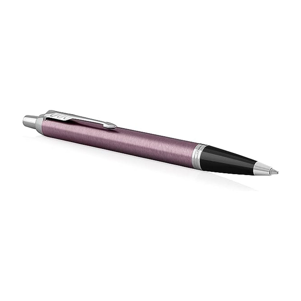 Parker IM Ballpoint Pen avec garniture chromée (violet clair)