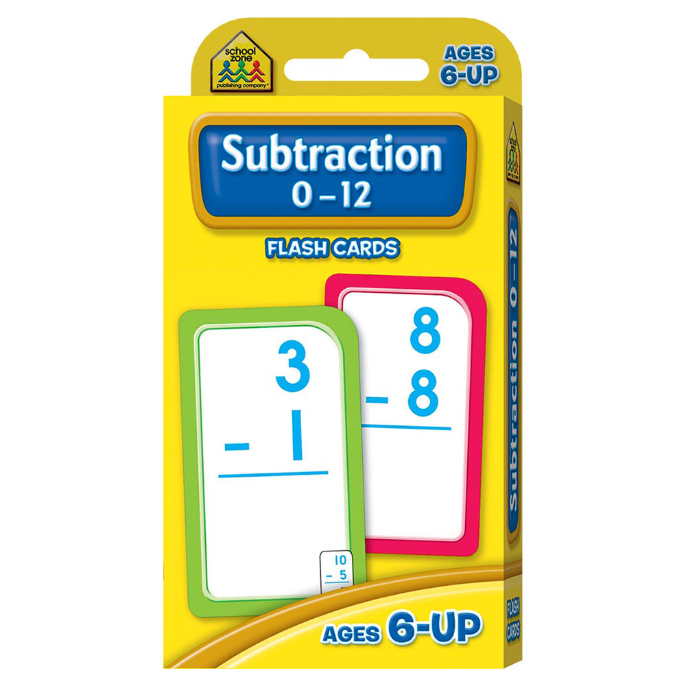 Soustraction de Hinkler 0-12 Cartes flash
