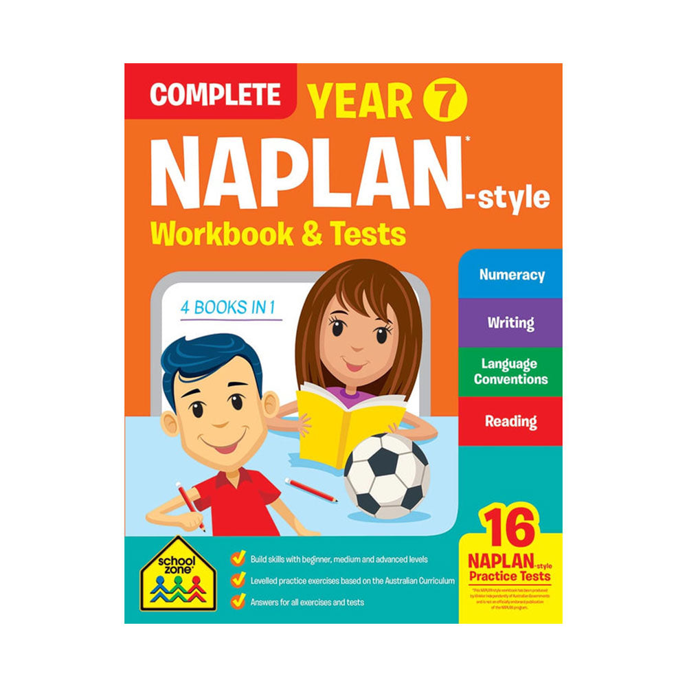Naplan Schoolzone Année 7 Clain de travail complet et test