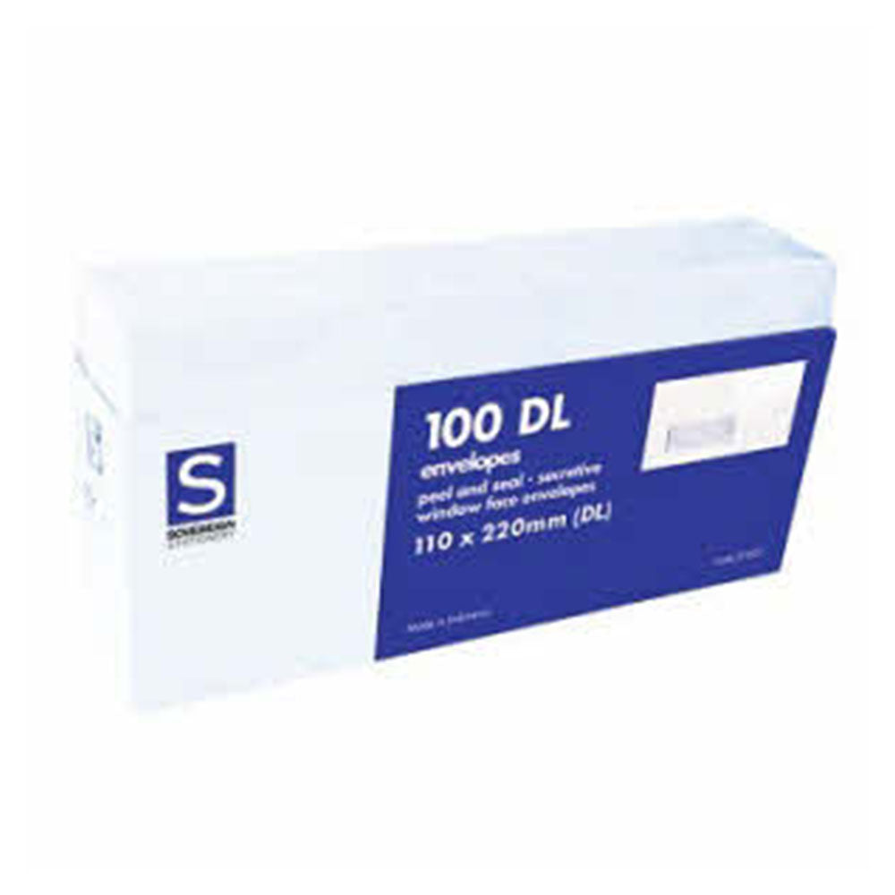 Enveloppe DL Peel & Seal DL 100pcs
