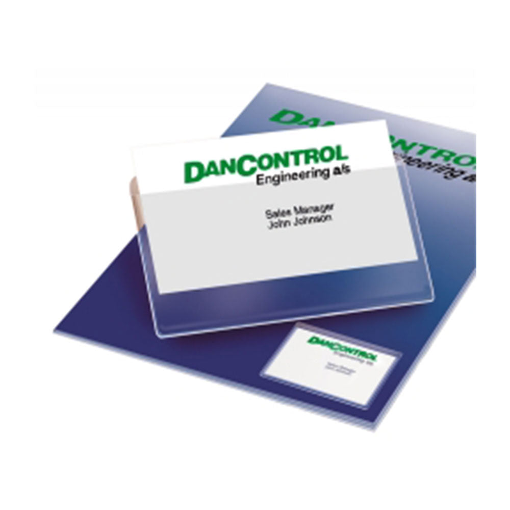 Pocke de la carte de visite 3L de l'ouverture longue du côté 10pcs (95x60 mm)