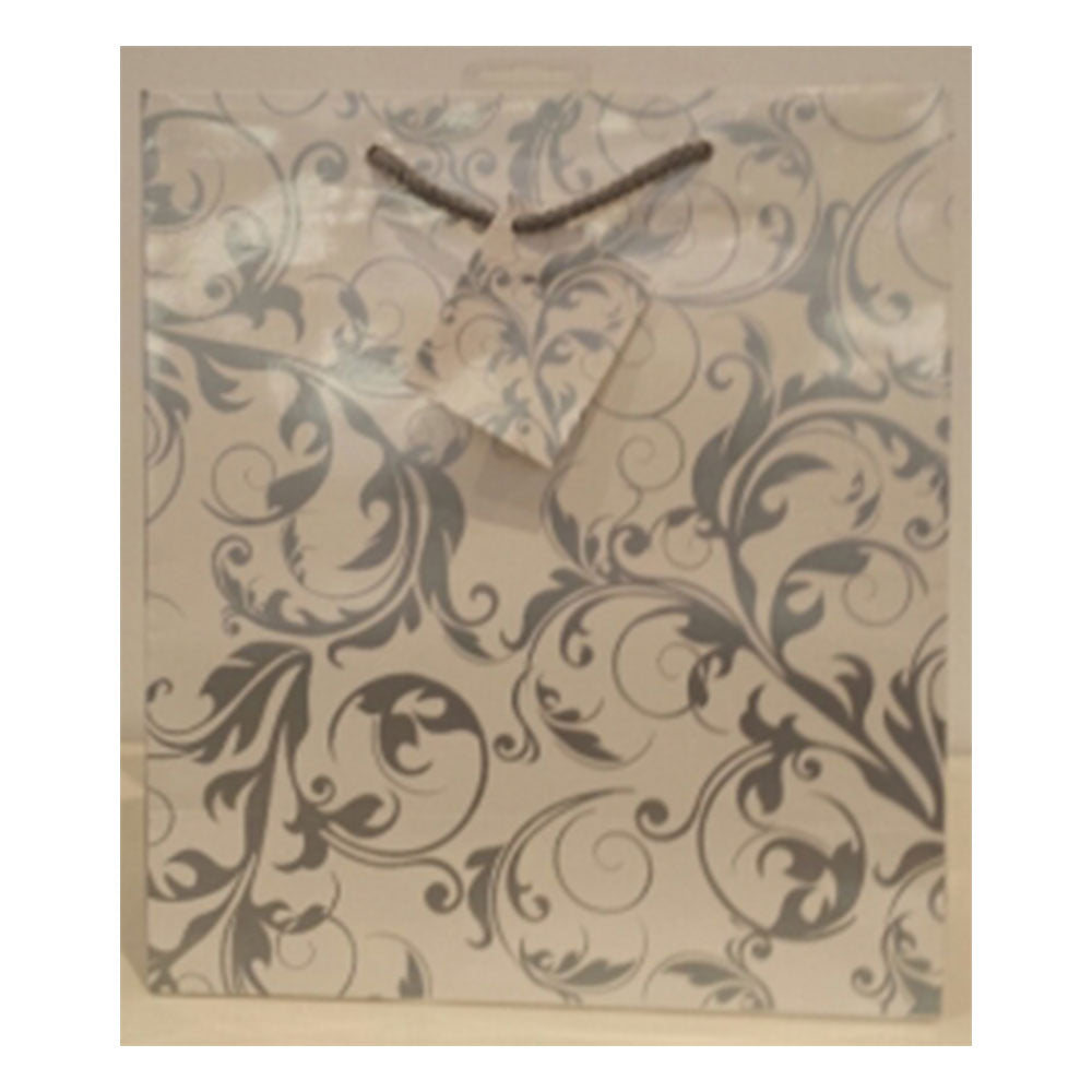 Sac-cadeau Ozcorp avec ligne de ligne argentée