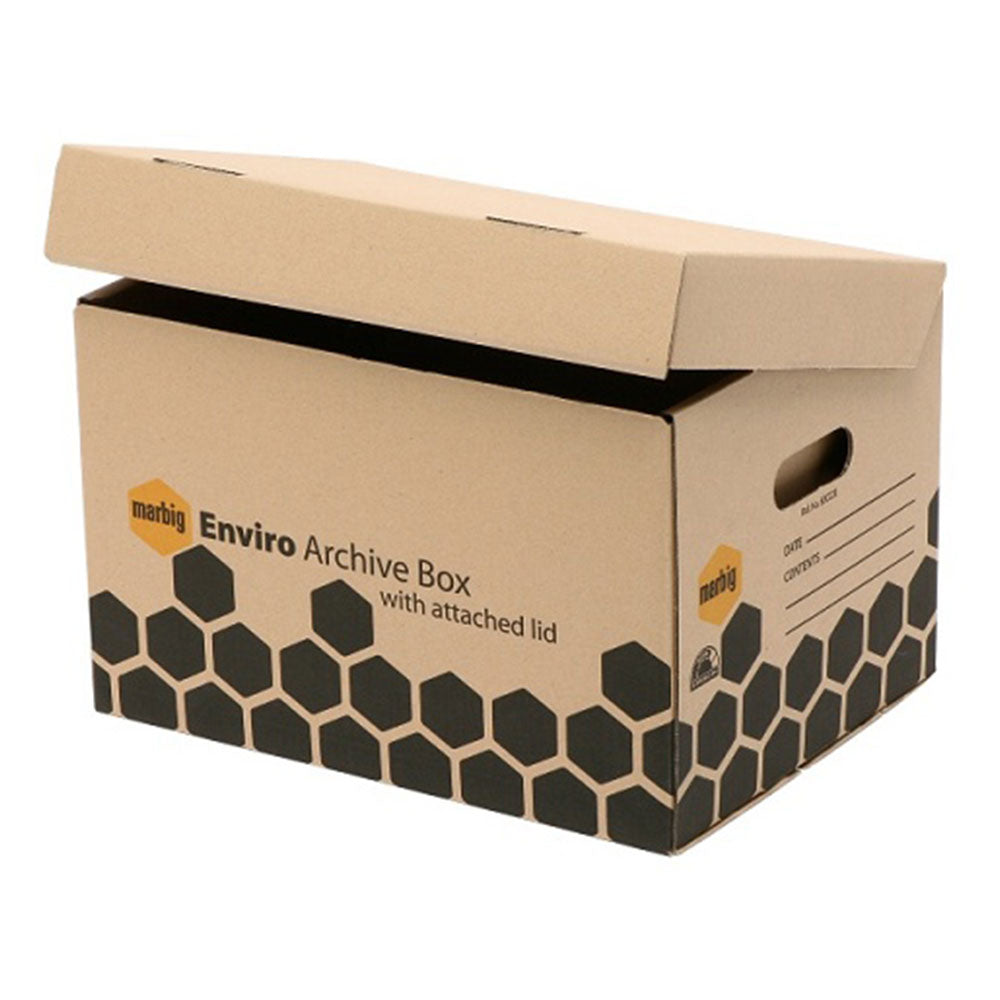 Marbig Enviro Archive Box avec couvercle ci-joint