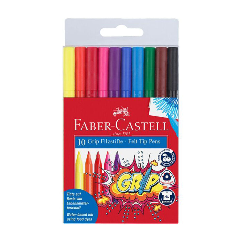 Marker Colouoring Faber-Castell Grip (pack de 10)