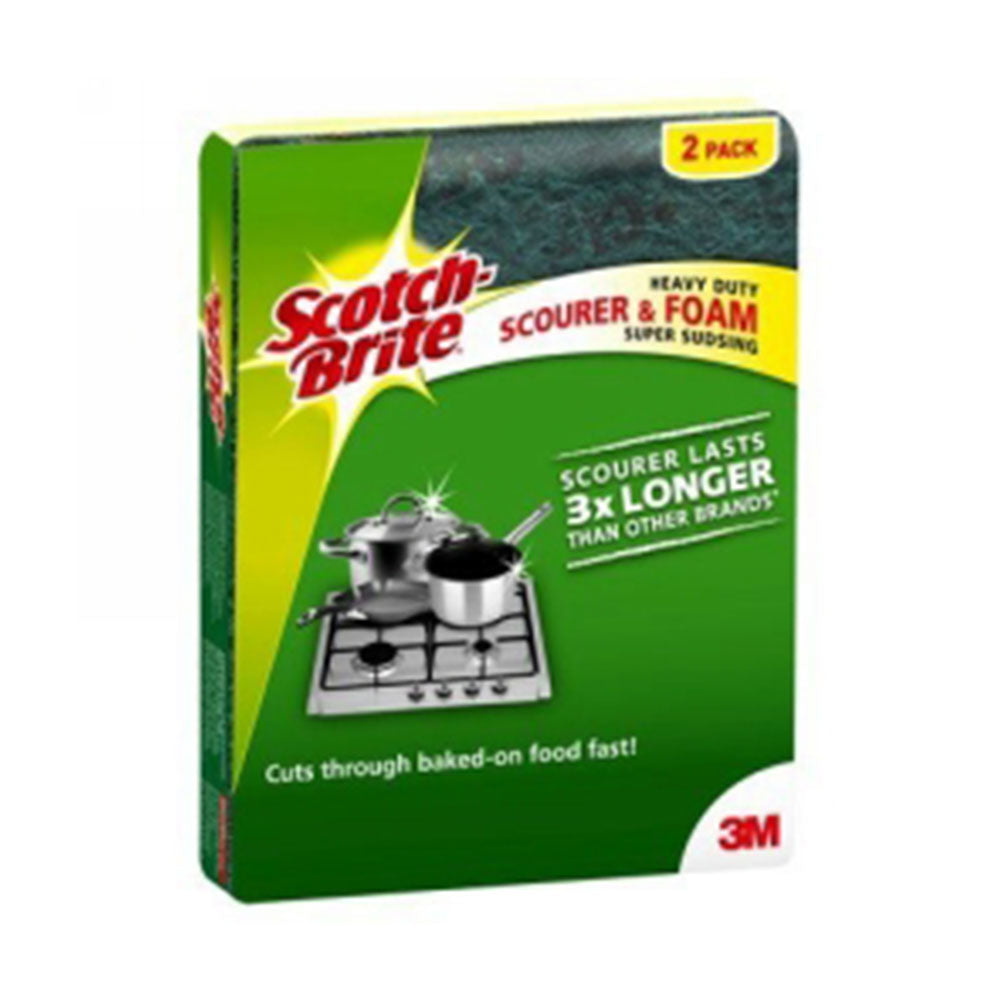 Scotch Brite Hourde Duty Sponge Moard Groth (Pack of 2)