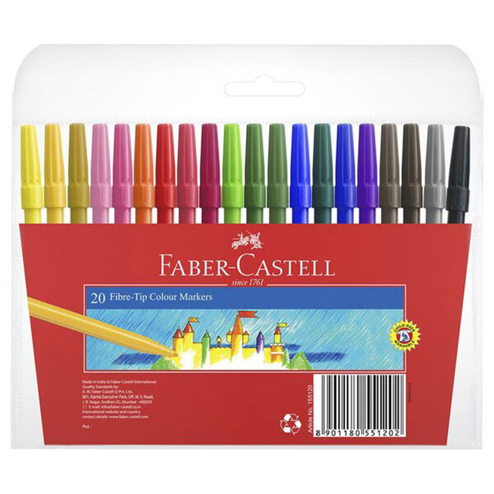 Marqueur de couleur Faber-Castell (pack de 20)