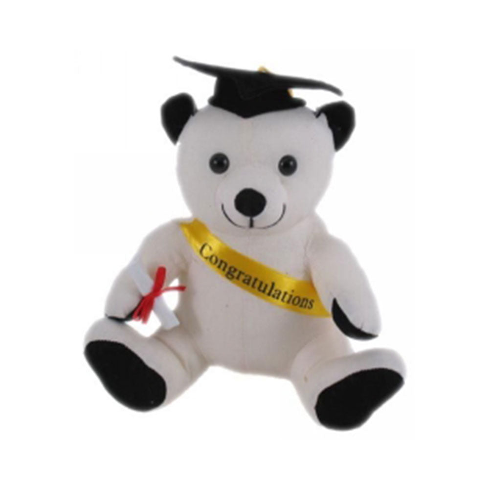 Elka Soft Toy Bear avec petite félicitations autographes 20cm