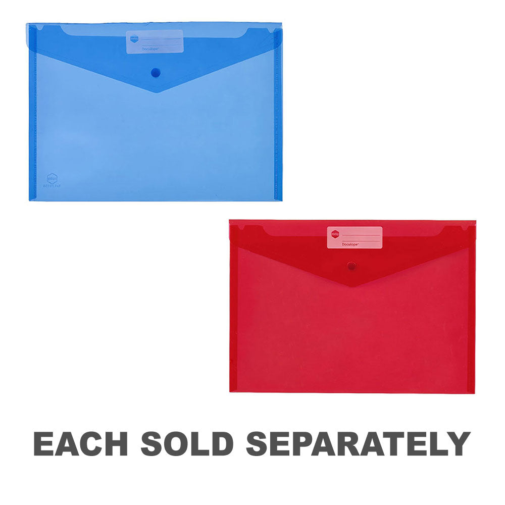 Portefeuille de documents Marbig A4 avec bouton