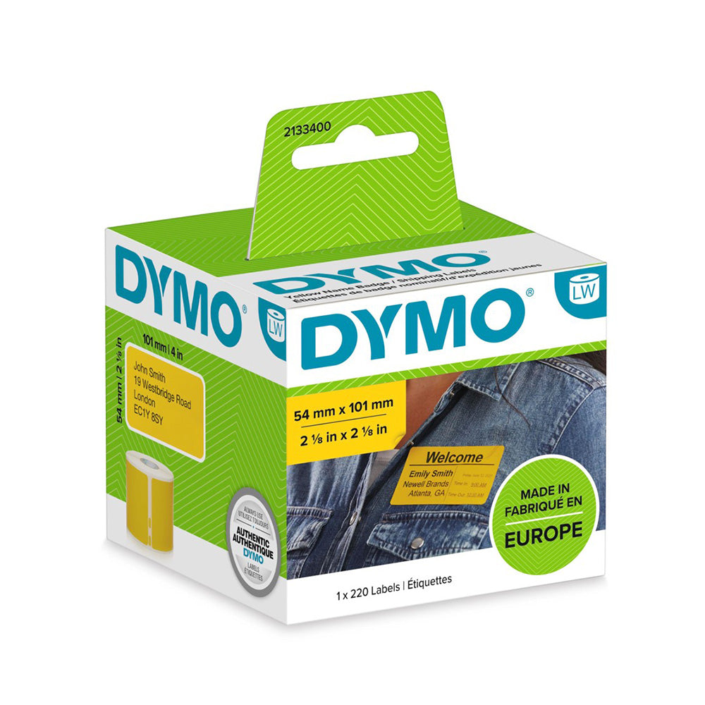 Étiquettes d'expédition Dymo 54x101mm (jaune)