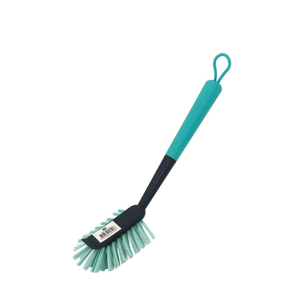 Brosse à vaisselle en plastique (bleu / noir)