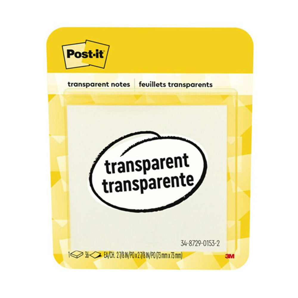 Post-it Notes transparentes 36 feuilles
