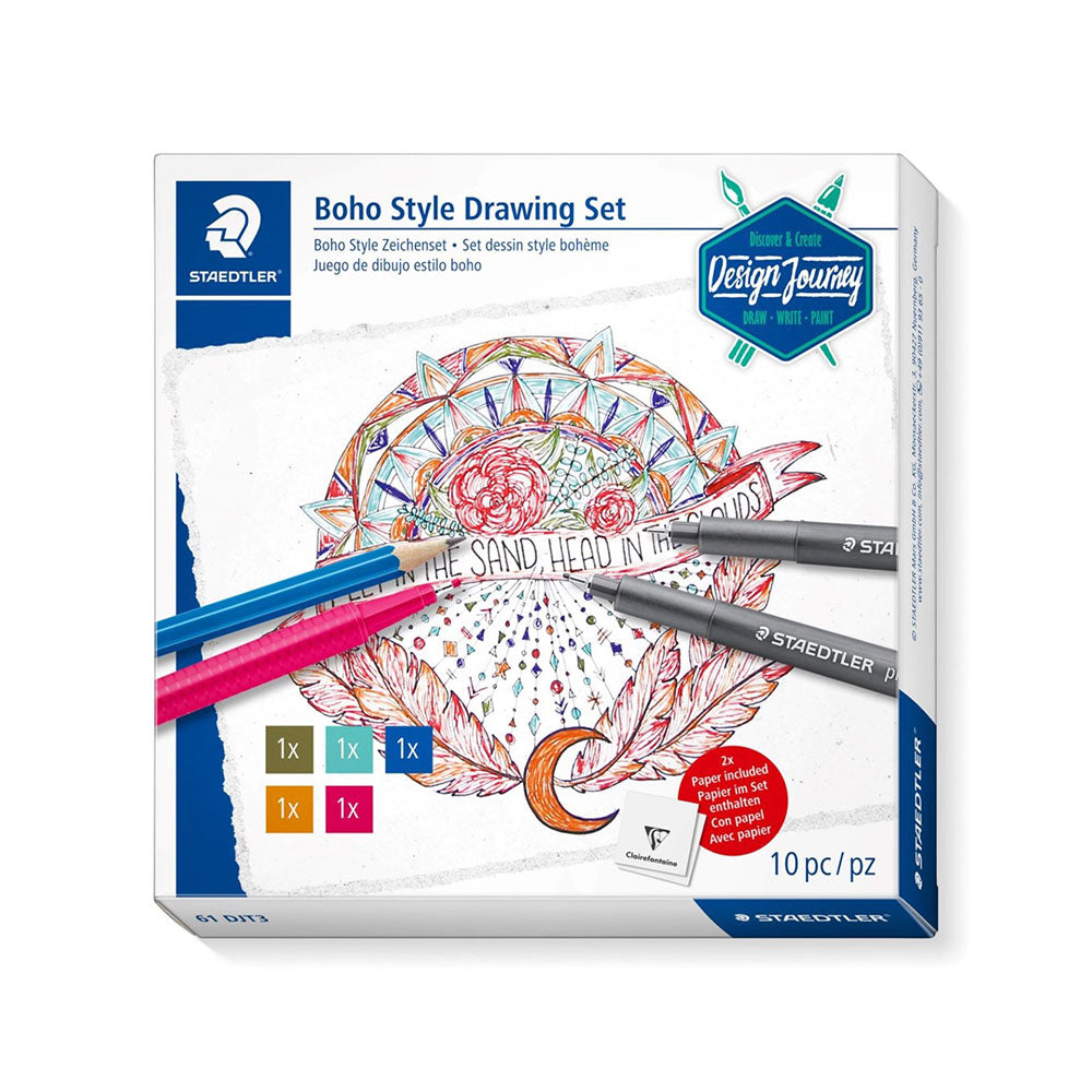 STAEDTLER DESIGN JOURY BOHO Style Drawing Set