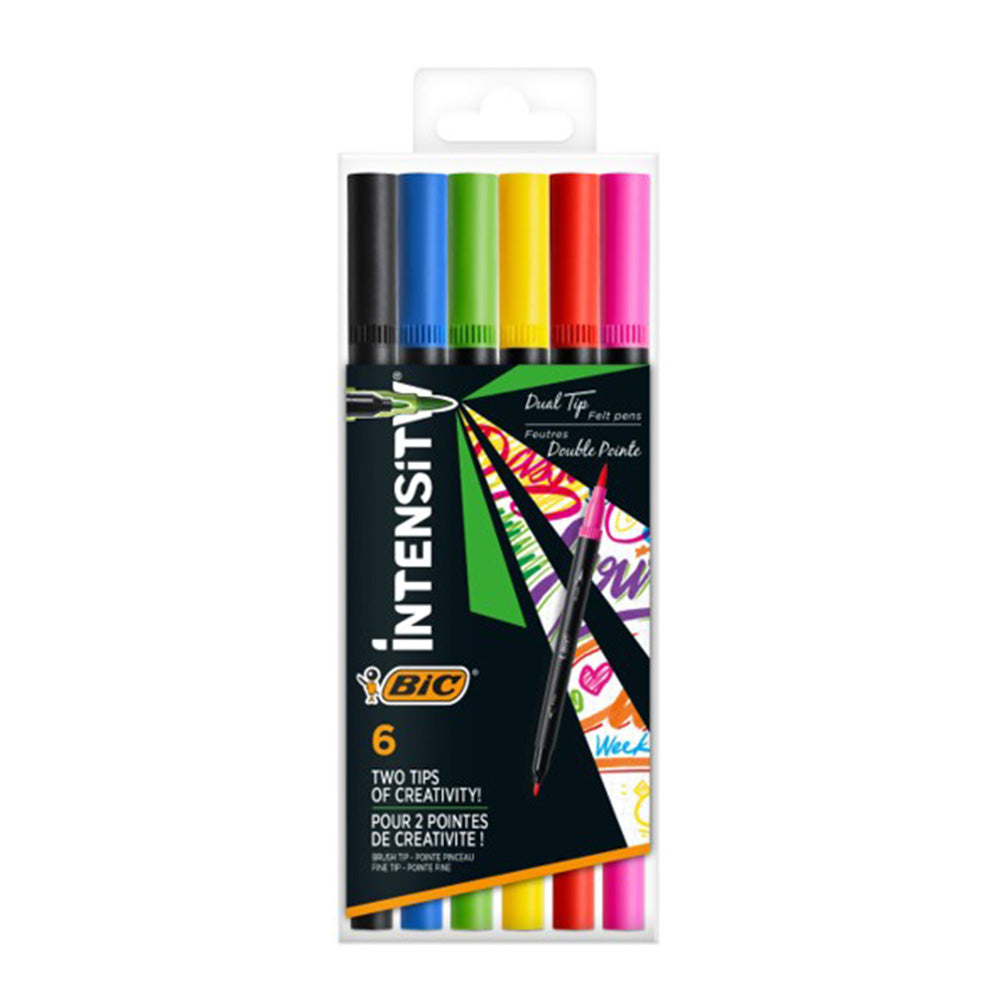Intensité BIC 1,0 mm à double pointe (pack de 6)