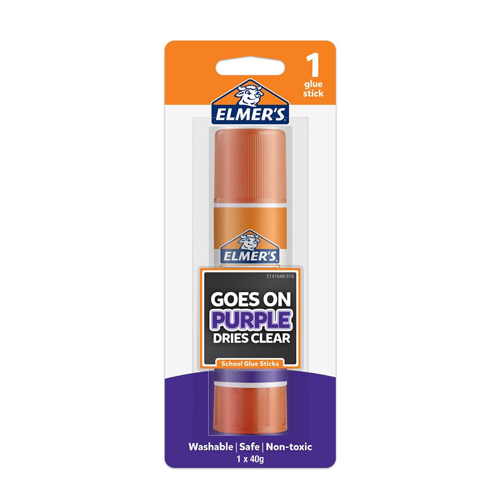 Elmer disparaît la colle stick 40g (violet)