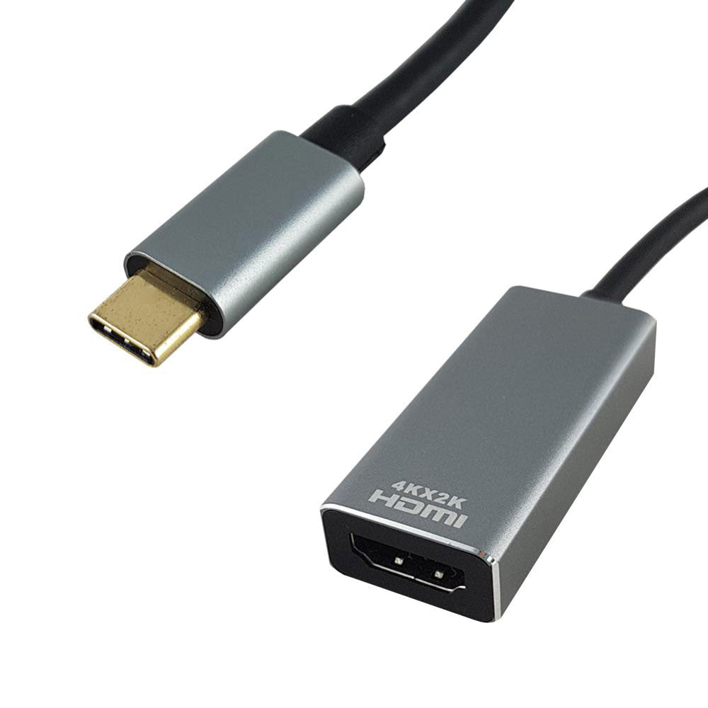 Shintaro USB-C à l'adaptateur HDMI 10cm (argent / noir)