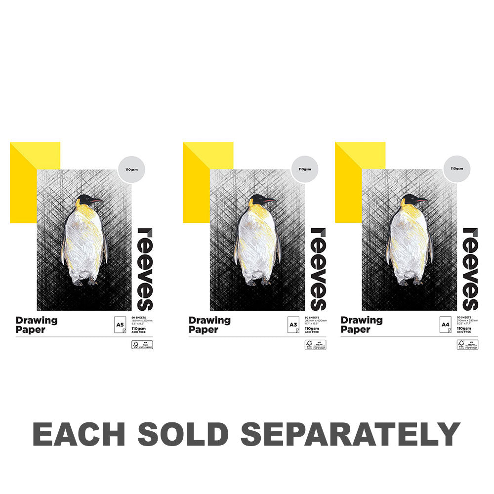 Reeves 110gsm Draw Pad (50 feuilles)