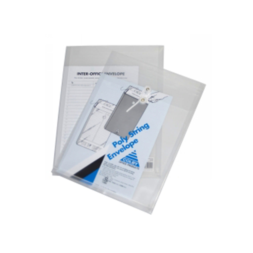 Enveloppe Colby Clear Poly String B4
