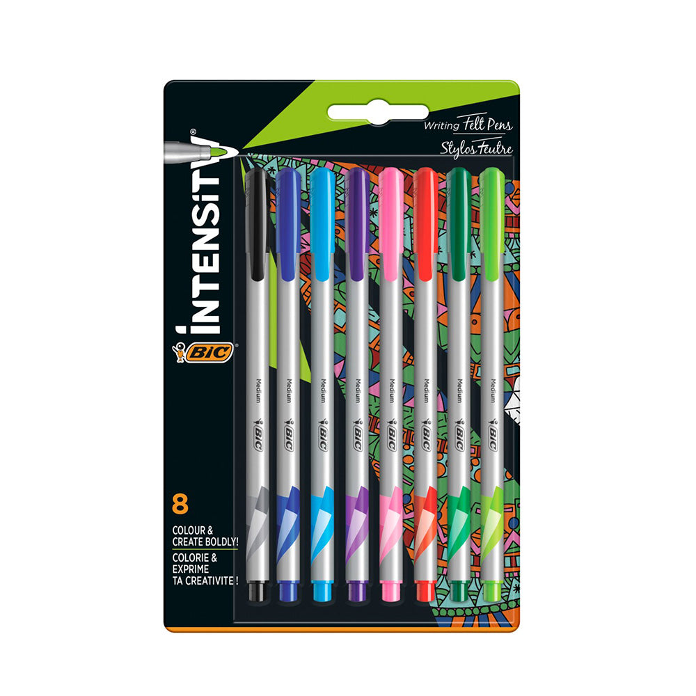 Intensité BIC 1,0 mm Pen-Tip (pack de 8)
