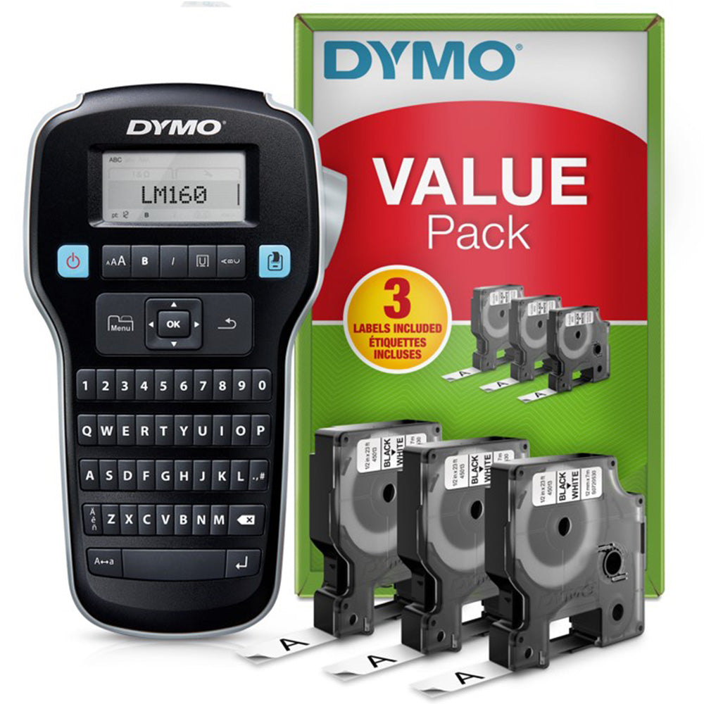 Dymo Label Manager 160P Marker Label (noir / blanc)