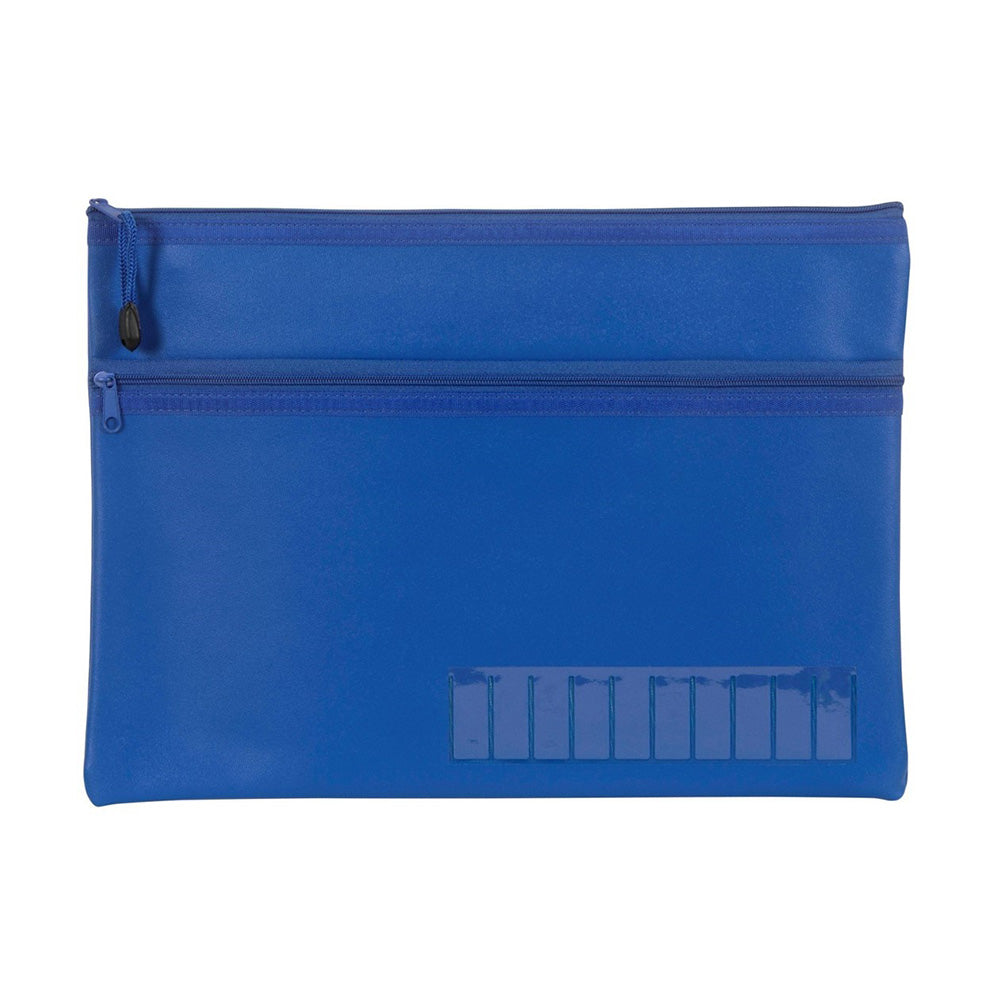 Clco 2 Zip Crayer Case 350x180mm (bleu)