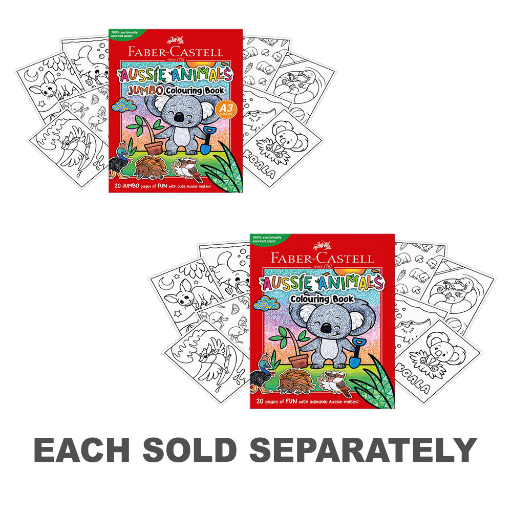 Faber-Castell Aussie Animals Coloring Book 20pg