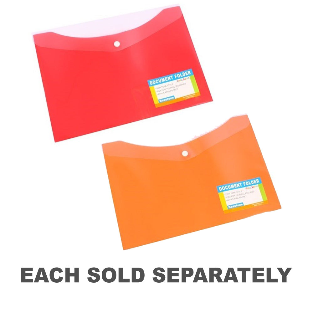 Portefeuille de documents Bantex A4 avec bouton